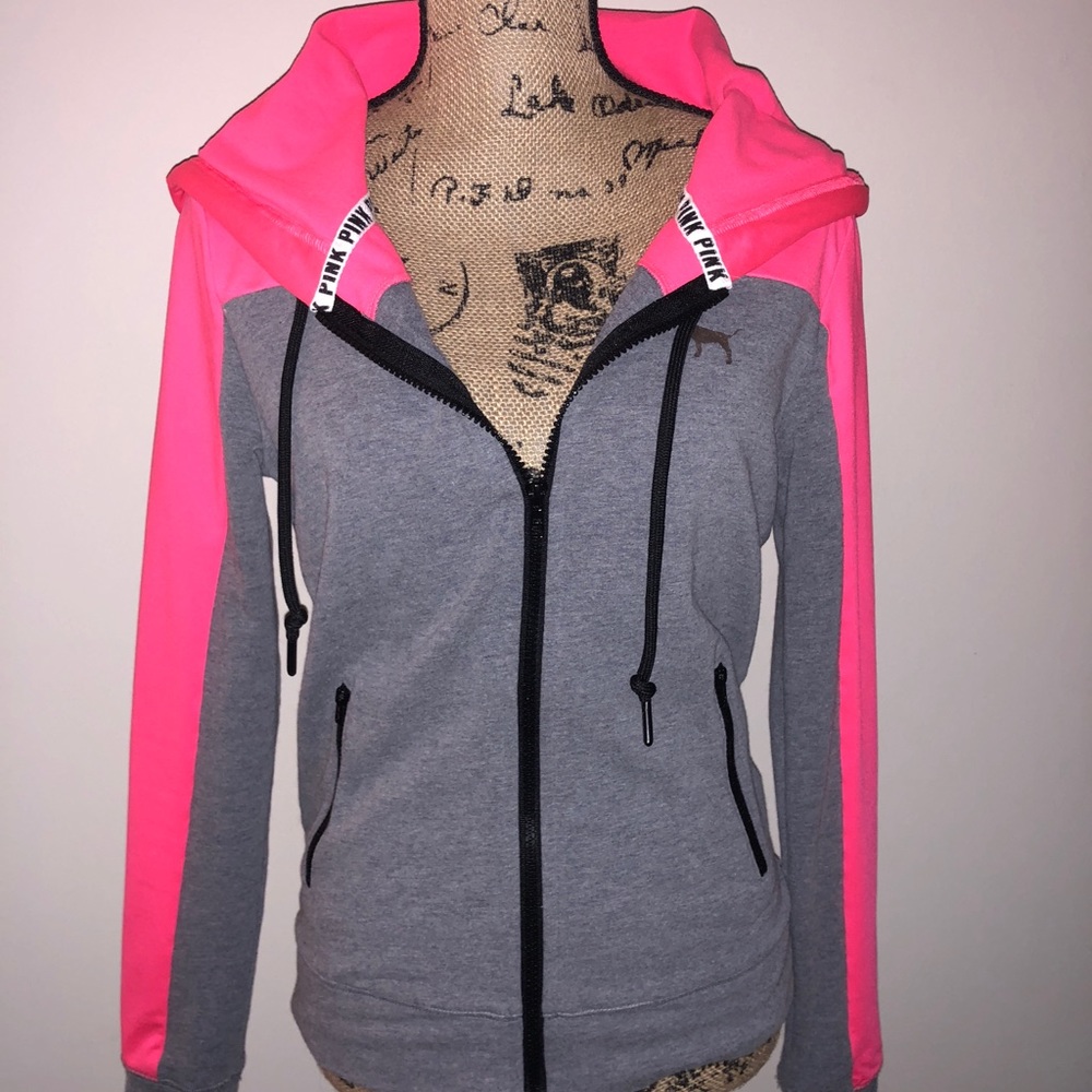 PINK ZIP UP